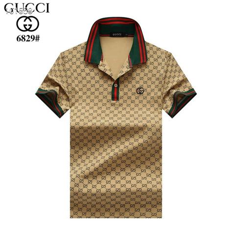 gucci satin shirt green|Gucci golf t shirt price.